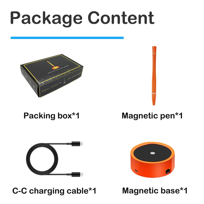 Magnetic Levitating Pen with Docking, Magnetic Floating Ballpoint Pen with
