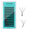 Cashmere Volume Eyelashes, 6DW Prefabricated Eyelash Extension, Fast Blooming Volume