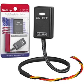 DIY Surface Mount Switch - ON/Off DC12V Automotive Pushbutton Switch for Low Voltage Applications