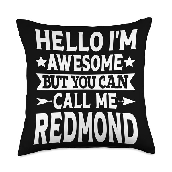 Redmond Surname Call Me Redmond Family Last Name Redmond Throw