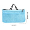 Baluue Portable Handbag Double Zipper Sundries Bag Multi-Functional Wash Bag