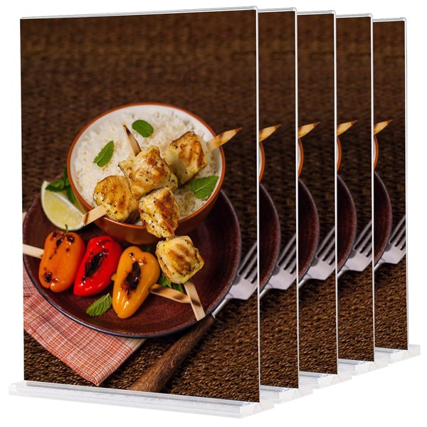 Hoiwigy A5 Stand Table Stand (Pack of 5) Acrylic Sign