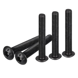 DTGN M3-0.5x20mm Button Head Socket Cap Screws - 100Pack - Good for Machine - Carbon Steel Black Oxide - Hex Drive Full Thread Fasteners