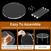 Acrylic Drink Beverage Dispenser Stand and Plant Holder Riser Only