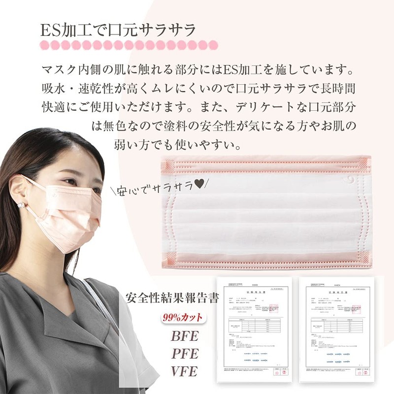 Non-woven Mask, Color Mask, Gray, Individually Packaged, 7 Pieces, Disposable