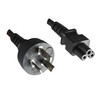 Power cable 1.80 m UL/ARG 37/YC Argentina 3 Pin IEC