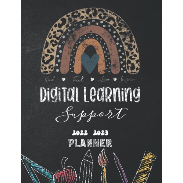Digital Learning Coach 2022-2023 Planner: Monthly and Weekly Class Organizer