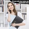 CZAYEFNH Leather Portfolio Folder，Portfolio Organizer Binder,All-in-One Padfolio with Business Card