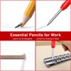 Deep Hole Carpenter Pencil, 14 Pcs Solid Work Pencil Set