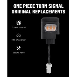 Scooter Left and Right Light Universal Indicator Signal Compatible with Segway Ninebot ZT3 PRO / ZT3 PROE / ZT3 PROD, Handle of Indicator Waterproof Replacement Accessories