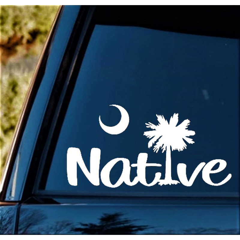 Native South Carolina Vacation Decal Sticker