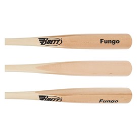 Brett Bros. 34" Maple Wood Fungo Baseball Bat: BBIFUNGO Natural