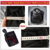 Hacreyatu 5 Speed Gear Shift Knob Anti-dust Cover Black Waterproof