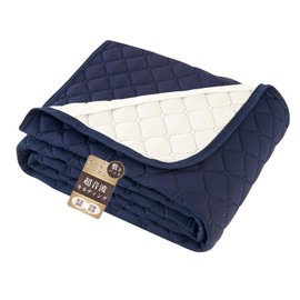 Mattress Pad, Single, Warm, All Seasons, Washable, Comfortable, Moisture Wicking, Quick Drying, Antibacterial, Odor Resistant, Dust Mite Resistant, SEK Certified, Anti-Static, 39.4 x 80.7 in, Navy