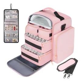 Maletin Maquillaje Para Uñas Bolsa Organizadora Desmontable