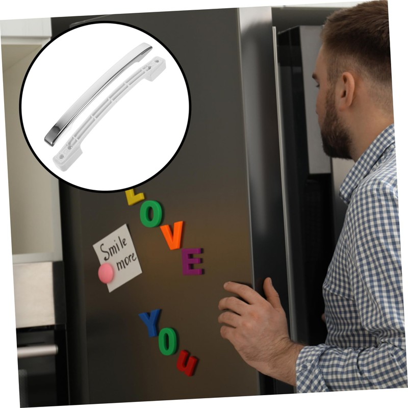WEKADRIN Universal Plastic Fridge Handle Replacement Part for Freezer Door