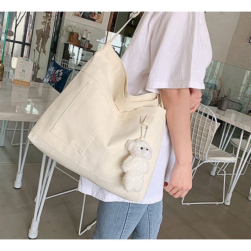 Garpish Women's Tote Bag, Large Capacity, Shoulder Bag, Canvas Tote