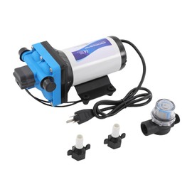 Water Pressure Booster Pump 110V, 18.9LPM/5.0GPM Open Flow High Efficiency Industrial Water Pressure Pump for Home, RVs, Ship, Marine, Yacht, Garden, etc