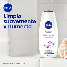 NIVEA Shower Jabón Líquido para Cuerpo Diamond Touch, 500 ml
