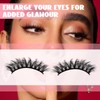 3D Russische Volumen-Falsche Wimpern 5 Paar Wimpern Natürlich Dramatisch Flauschig