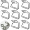 10PCS Stainless Steel Tablecloth Clips, Leaf Table, Outdoor Tablecloth, Thickened