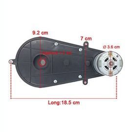550 15000RPM Gearbox 12V Electric Motor Gearbox Kids Ride On Cars Motorcycles RS550 Drive Engine Match Children's Ride on Toys