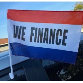 Unbranded CAR DEALER SUPPLIES 30 pc Pack Car Window Clip On We Finance R/W/B