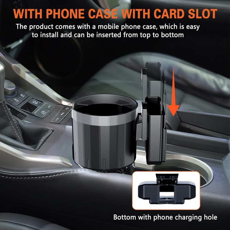 Kutyun Car Cup Holder Expander, Cup Holder Insert, Cup Holder