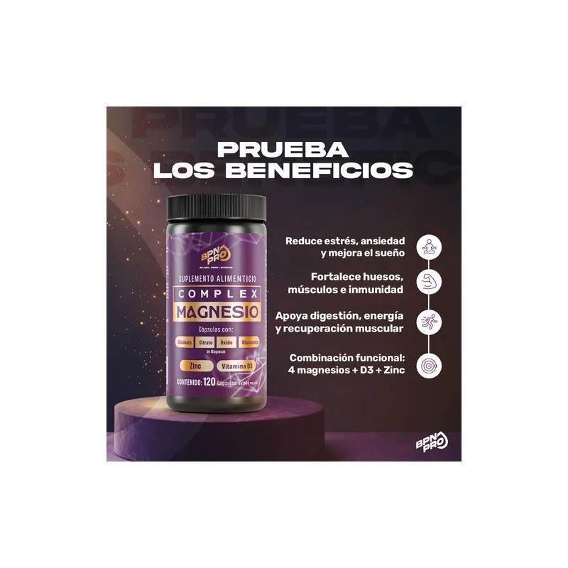Magnesio Complex Citrato de Magnesio Oxido Gluconato de Magnesio Glicinato