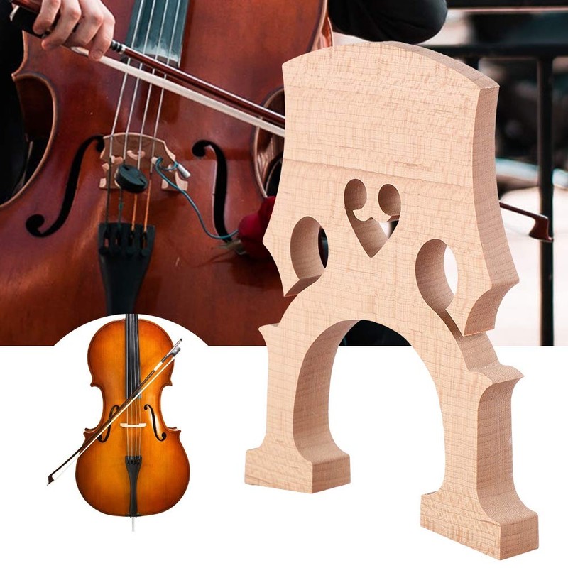 Cello Bridge 1/2 1/4 1/8 Maple Wood Cello Bridge Professional