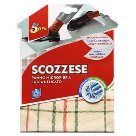 SUPERFIVE, Scozzese, Panno Multiuso Morbidissimo per Superfici Delicate e Mobili (1)