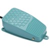 Akozon TFS-2 Foot Pedal Switch, Foot Operation, Anti-Slip, Aluminum, Two-Handed,