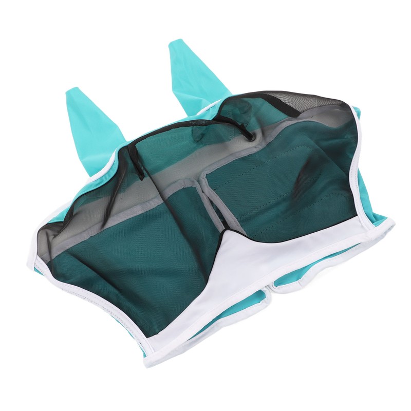 Mesh Horse Fly Mask Elastic UV Protection Detachable Breathable Horse
