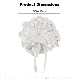 JazSwirl Large Scrunchies for Women, Big Scrunchies for Women, Oversized Scrunchie, 5.12 Inch Fabric Extra Jumbo Hair Scrunchie, 3 Colors Available