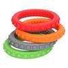 4pcs Baby Teethers Bracelet Silicone Refrigerable Heat Resistant Gum Relief