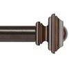 KAMANINA 1 Inch Curtain Rod 32 to 58 Inches (2.6-4.8ft),