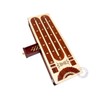 House of Cribbage - Continuous Cribbage Board/Box Inlaid in Bloodwood/Maple