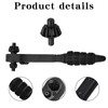 VLUVLA 2-in-1 Drill Chuck Key Wrench,2-in-1 Professional Wrench, Iron Drill