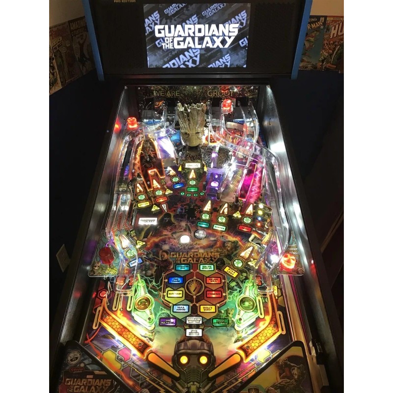 Stern Pinball Fluorescent Rocket Plastic Protector for Stern's Guardians of
