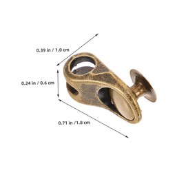 FOMIYES 30pcs Boot Lace Hooks Durable Metal Shoelace Buckles for Hiking Climbing Camping Secure Sturdy Effortless for Outdoor Sports