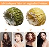 Gorros para Regadera, 3 Piezas, Ajustable, Impermeable, Mujer Reutilizable, Doble