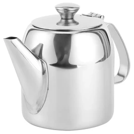 Belissy, 0.5 L Stainless Steel Teapot - Coffee Pot Teapot Stainless Steel Kettle Cold Water Jug Short Spout for Restaurants, Conference Rooms, Living Room, (20 oz)