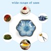 Dmnnlp Tea Bag Dish, Ceramic Spoon Rest 4.3 Inch, Flower