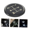 NOLITOY Car Gear Shift Sticker Durable Epoxy Manual Transmission Replacement
