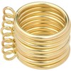 48 x Gold Metal Curtain Ring Inner Diameter 38mm Fits