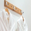 Coat Hooks, Silver, Pack of 6 Vintage Coat Hooks with