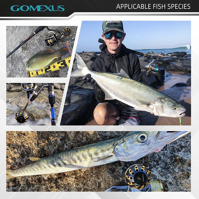 GOMEXUS Fishing Power Knob Compatible for Shimano Daiwa Spinning Reels,