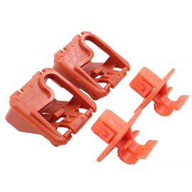 Wjelet 2 Sets Bonnet Rod Clamping Frame Bonnet Holder Pole Plastic Car Hood Holder Clip Bonnet Support Mounting Clips Retaining Clip Bracket Buckle Clip 1U0823570A