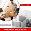 300 Large Home Moving Labels for Boxes, 20 Different Color