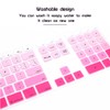 HRH Ombre Pink Silicone Keyboard Skin Cover for iMac Wired